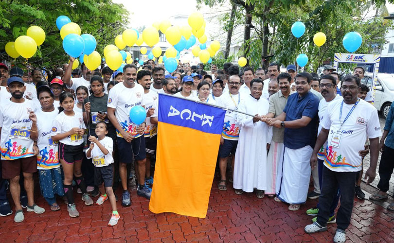 മിനി മാരത്തണ്‍ റണ്‍ ഫോര്‍ ഫെയ്ത്ത്  സംഘടിപ്പിച്ചു.